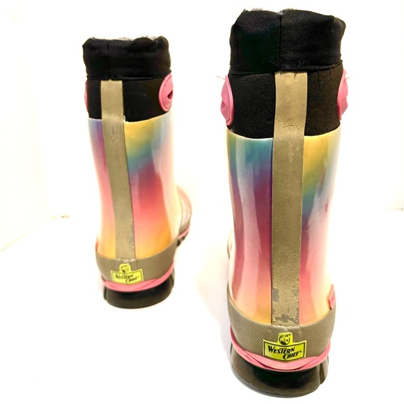Kids Multi Color Boots - Picture 6 of 15